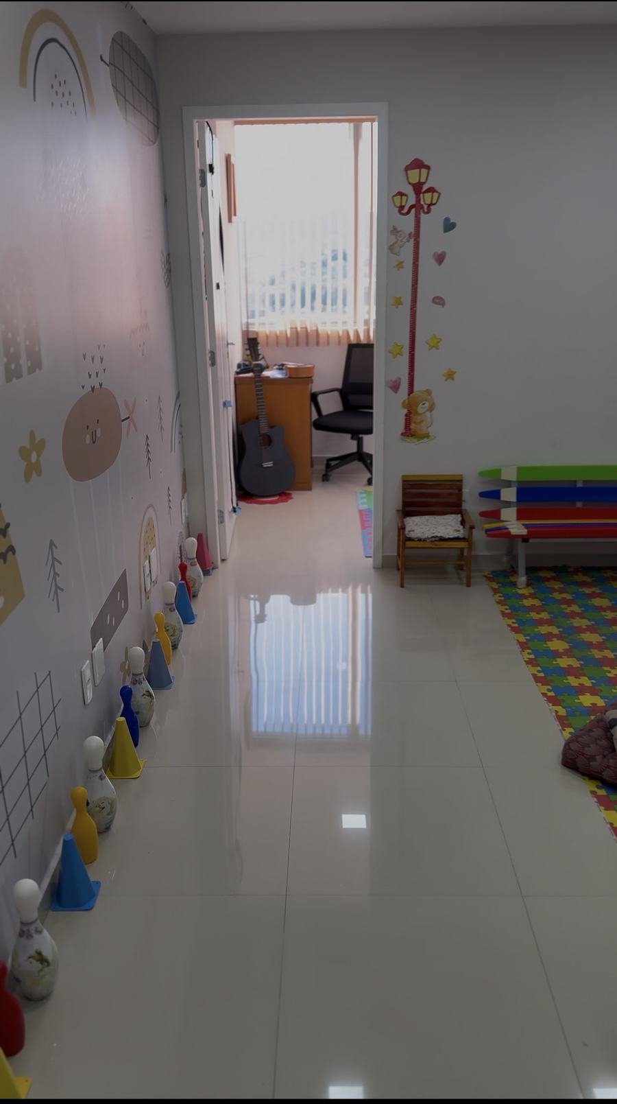 Anexo recreativo — Sala 804 da Clínica Calma Mente