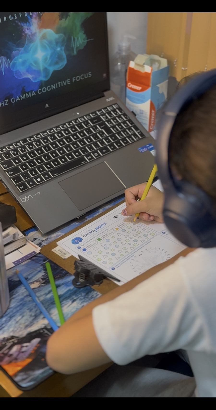 Sessão de neuroacústica infantil
